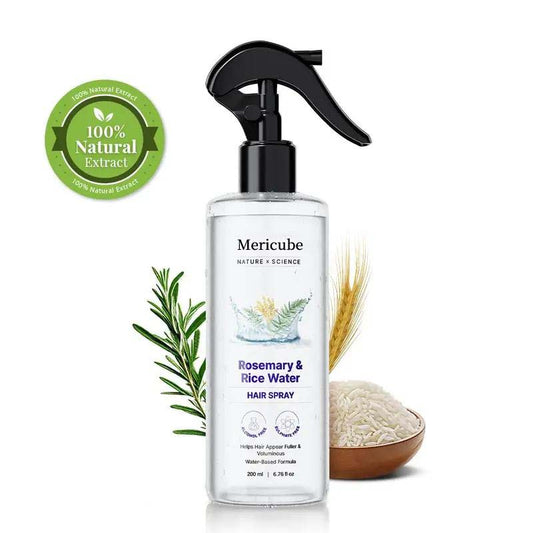 Science Rosemary Water with Rice Water |100% Natural Extract | Soft & Smooth Hair Non-Greasy & Fast Absorbing