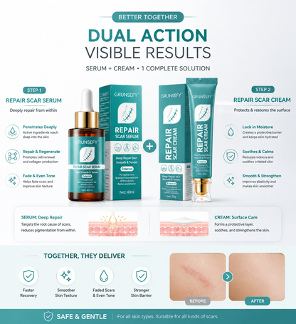✨Scar Repair Cream|Treats Old and New Scars, Burns and More