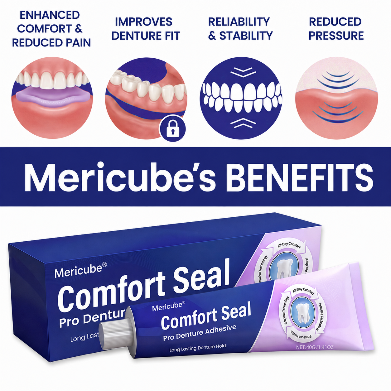Comfort Seal Pro Denture Adhesive