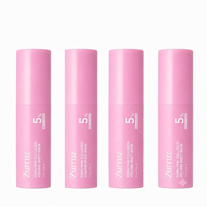 Last Day Buy 1 Get 1 Free Zurruz Korean PDRN Pink Collagen Volume Multi Balm