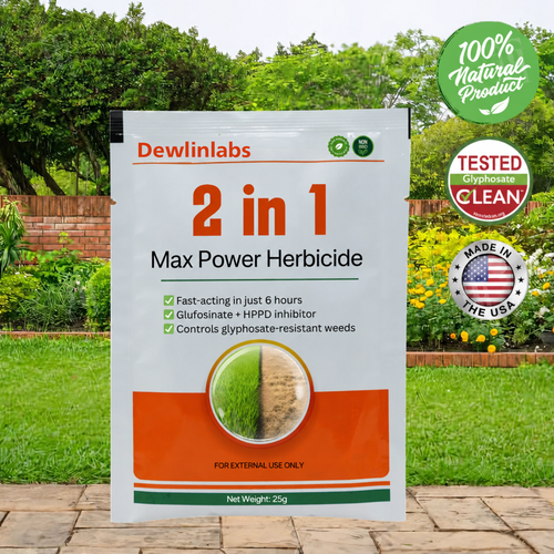 ✨ From Weed Jungle to Perfect Lawn! | ⏱️ Watch Weeds Wither in 6 Hours!  |2-in-1 Max Power Herbicide (100% Glyphosate-Free)