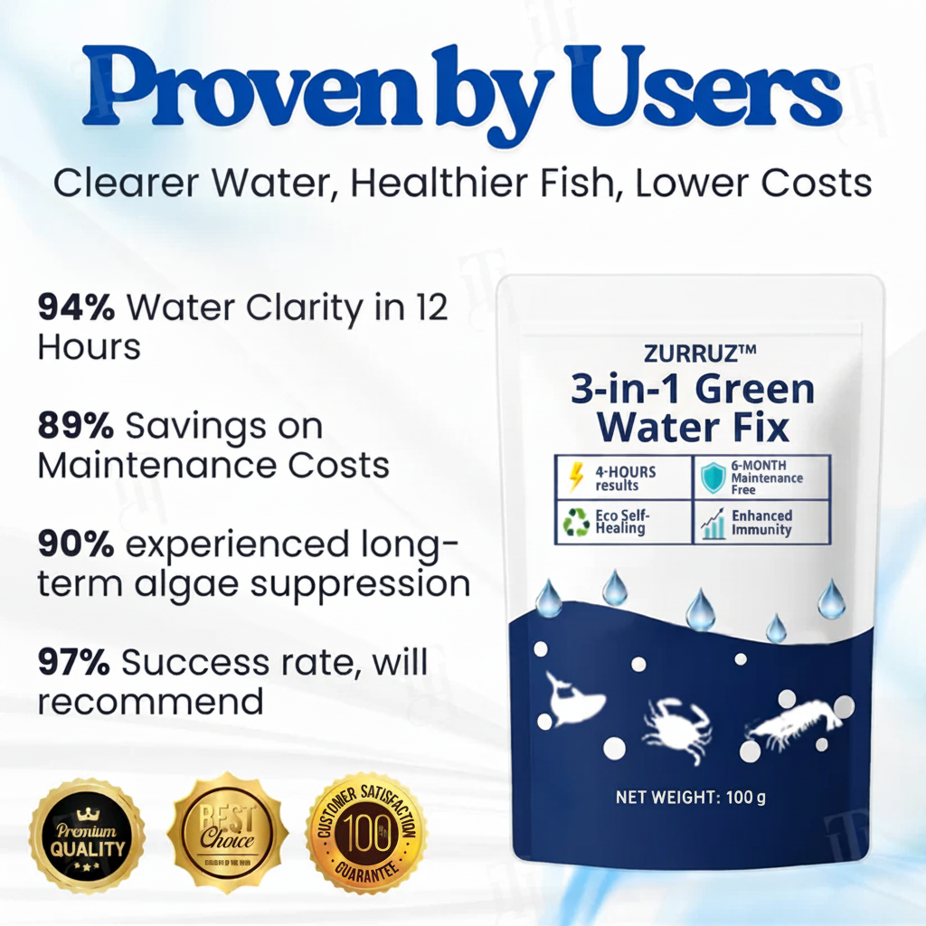 ZURRUZ 3-in-1 Green Water Fix